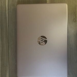 HP Gold Laptop Sleek Design Professional Aesthetic